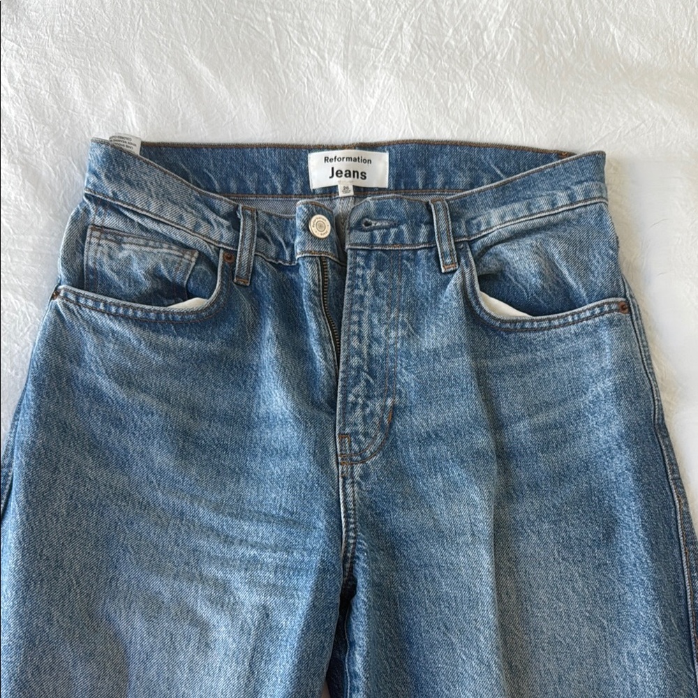 Reformation Blue Denim Jeans